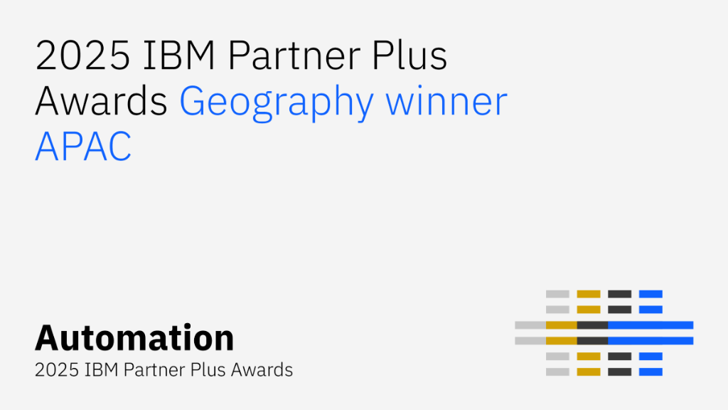2025 IBM Partner Plus Awards Geography Winner APAC